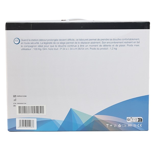 Tabouret de douche rond