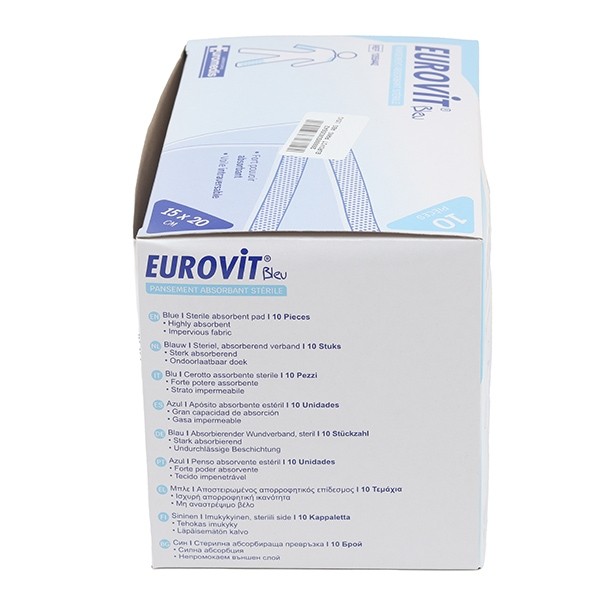 Eurovit pansement absorbant 10 unités