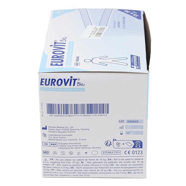 Eurovit pansement absorbant 10 unités