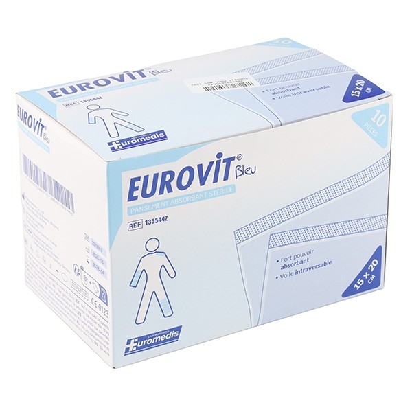 Eurovit pansement absorbant 10 unités