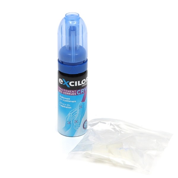 Excilor Verrue traitement par cryothérapie