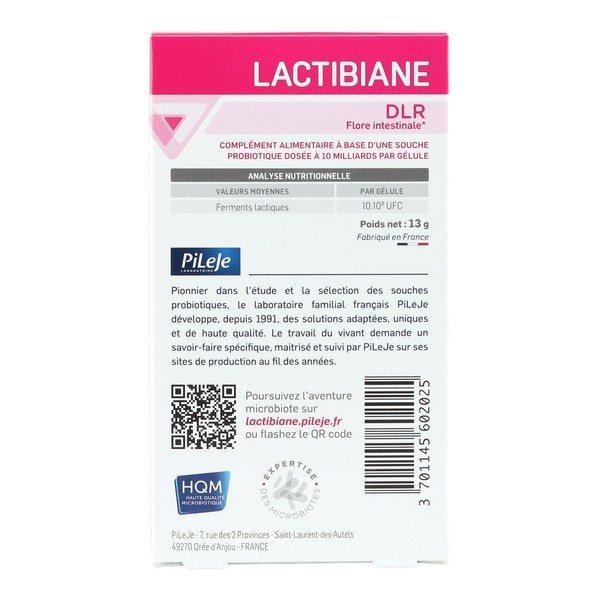 Pileje Lactibiane DLR gélules