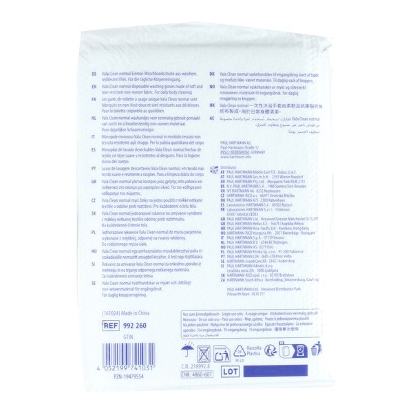 Vala Clean Normal gant de toilette jetable