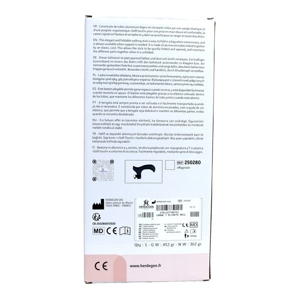 Canne pliante réglable