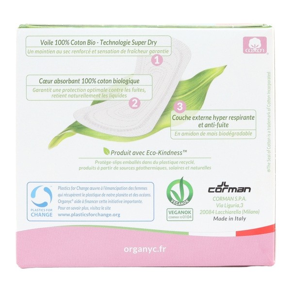 Organyc Protège-slip Flux léger Coton Bio
