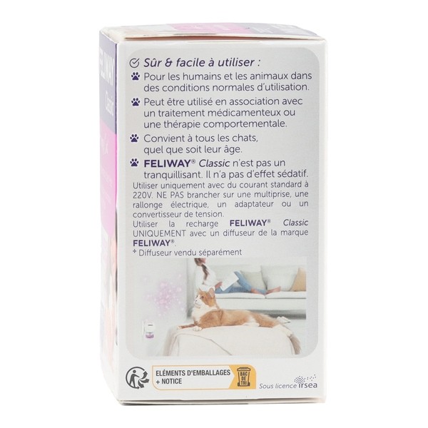 Feliway Classic Recharge pour diffuseur de phéromone