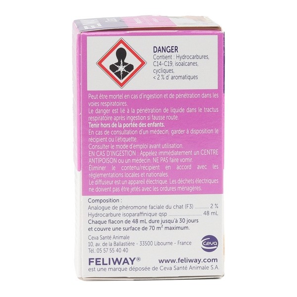 Feliway Classic Recharge pour diffuseur de phéromone