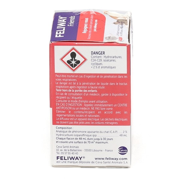 Feliway Friends Recharge pour diffuseur de phéromone