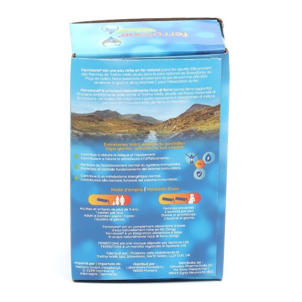 Ferrotone Vitamine C à la pomme sachets