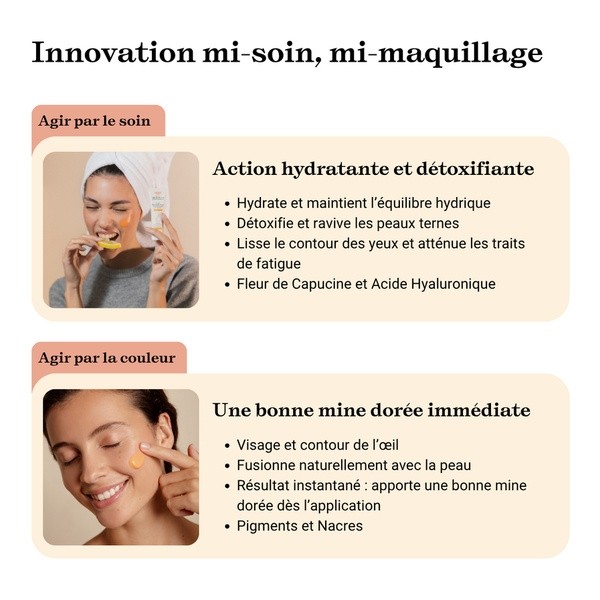 Embryolisse Soin Blush de Peau Abricot lumière