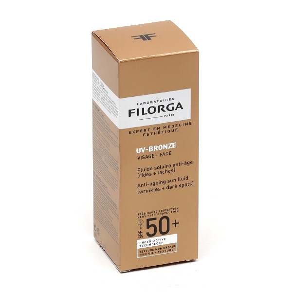 Filorga UV Bronze Fluide solaire anti âge SPF 50+