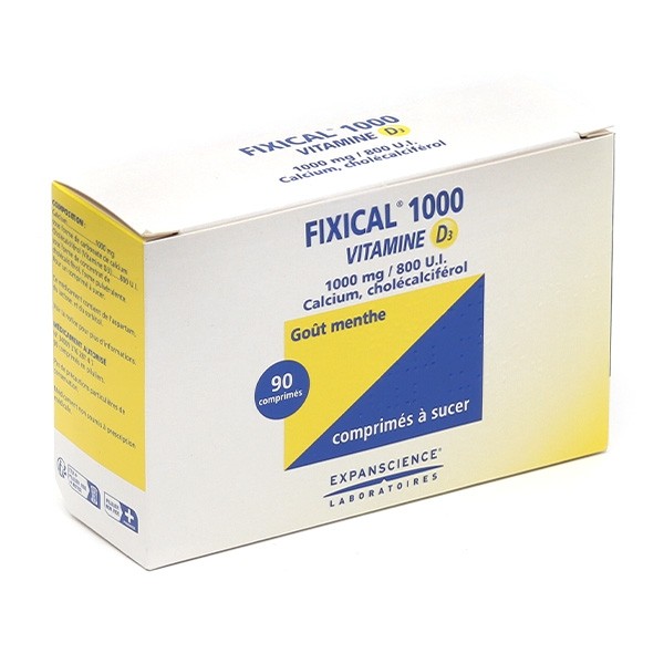 Fixical 1000 Vitamine D3 1000 mg/800 UI comprimés