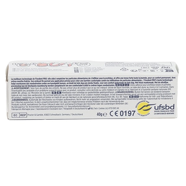 Fixodent Pro Ultimate Crème adhésive arôme frais