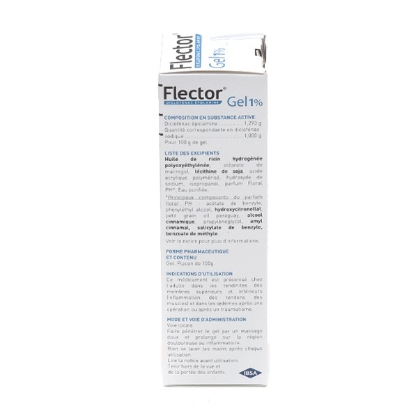 Flector gel anti inflammatoire