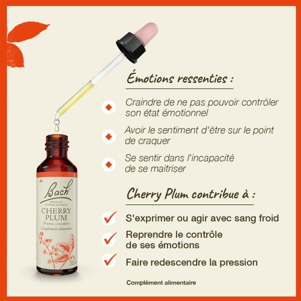 Fleurs de Bach Cherry plum n°6