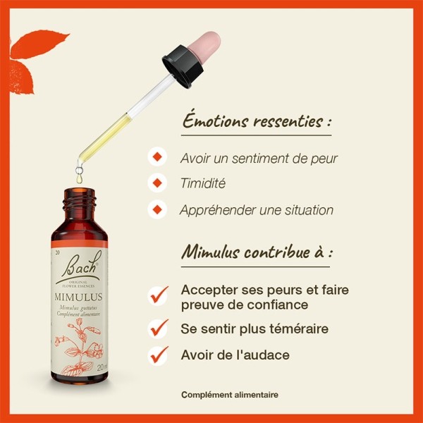 Fleurs de Bach Mimulus n°20
