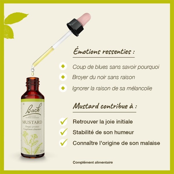 Fleurs de Bach Mustard n°21