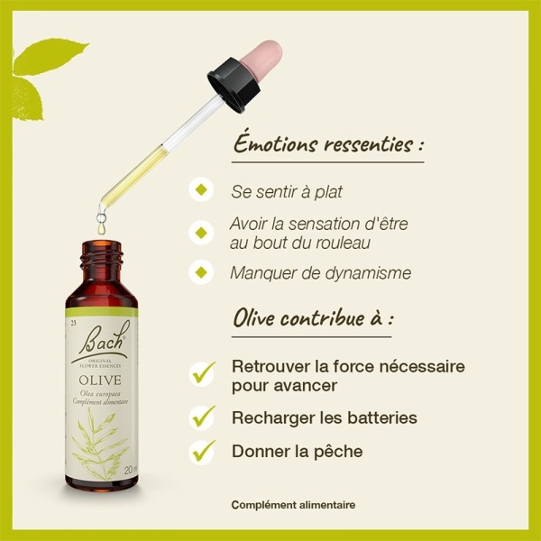 Fleurs de Bach Olive n°23