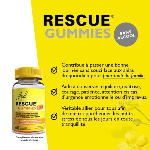Fleurs de Bach Rescue gummies