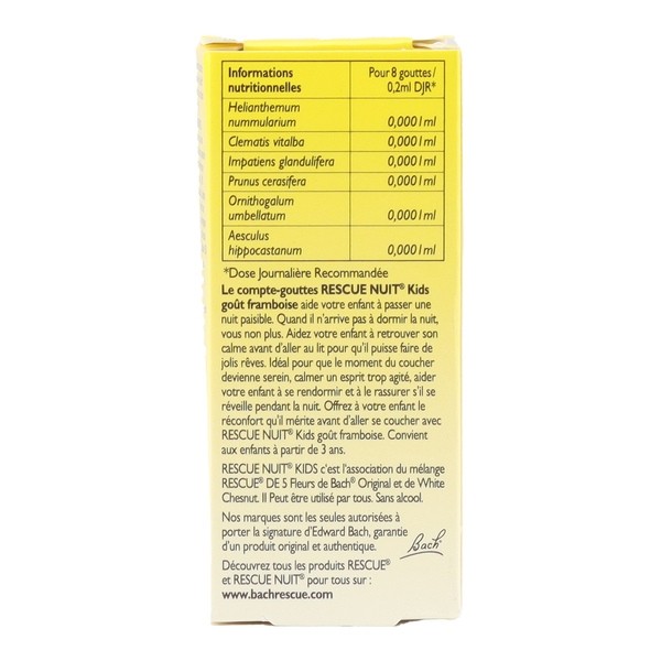 Fleurs de Bach Rescue Nuit kids gouttes