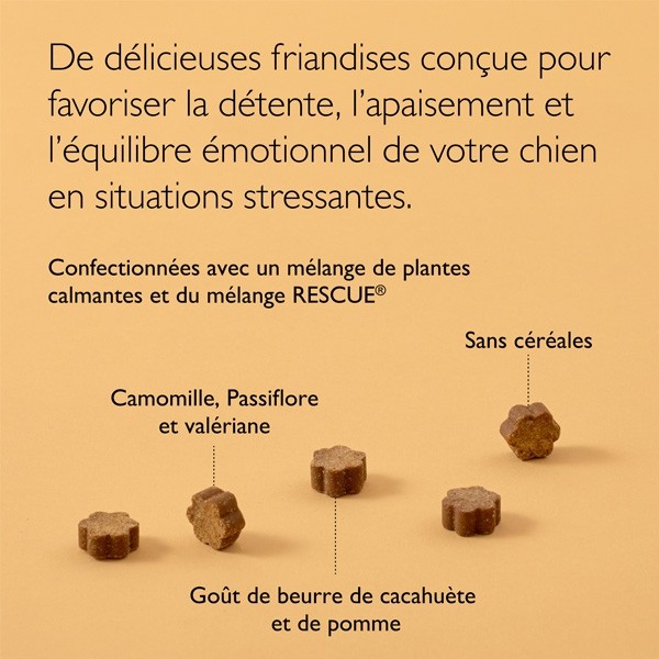 Fleurs de Bach Rescue Pets Friandises relaxantes pour chiens
