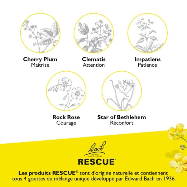 Fleurs de Bach Rescue spray sans alcool