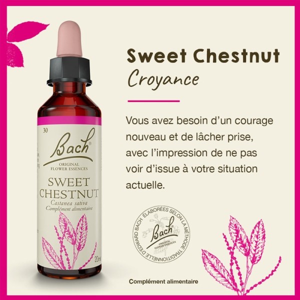 Fleurs de Bach Sweet chestnut n°30