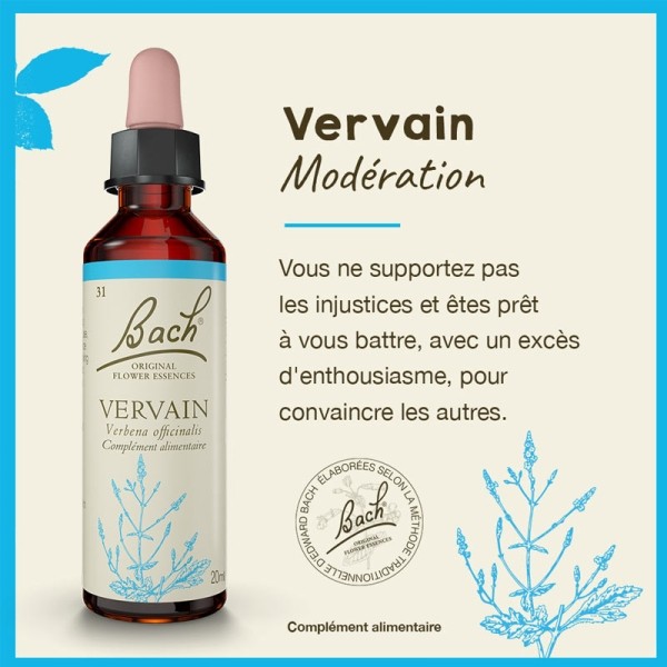 Fleurs de Bach Vervain n°31
