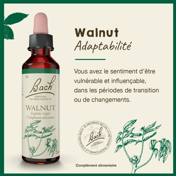 Fleurs de Bach Walnut n°33