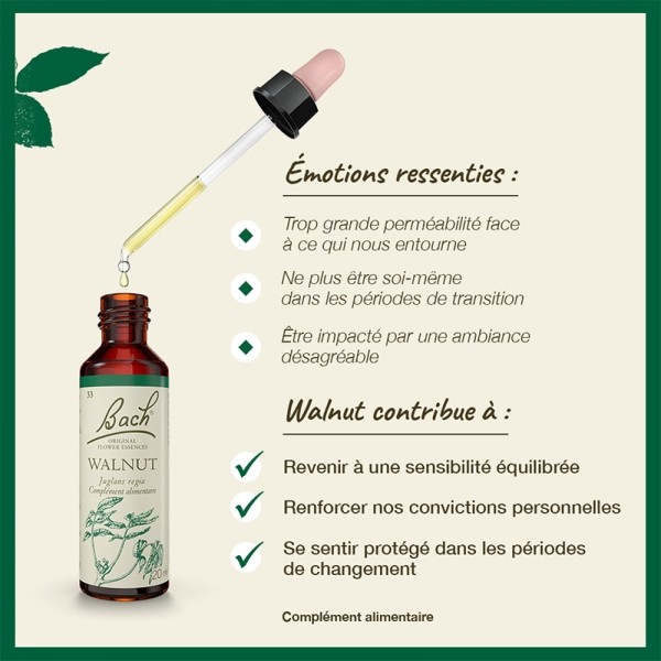 Fleurs de Bach Walnut n°33
