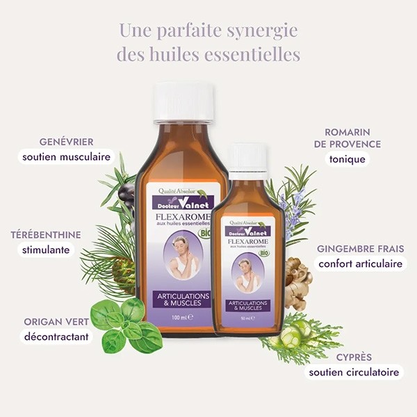 Docteur Valnet Flexarome articulations et muscles Bio