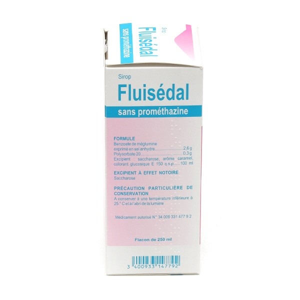 Fluisedal sans prométhazine sirop