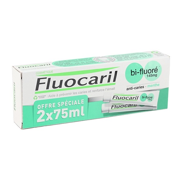 Fluocaril bi-fluoré dentifrice à la menthe 145 mg