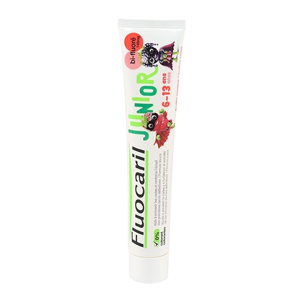 Fluocaril Junior dentifrice Fruits rouges 6-13 ans