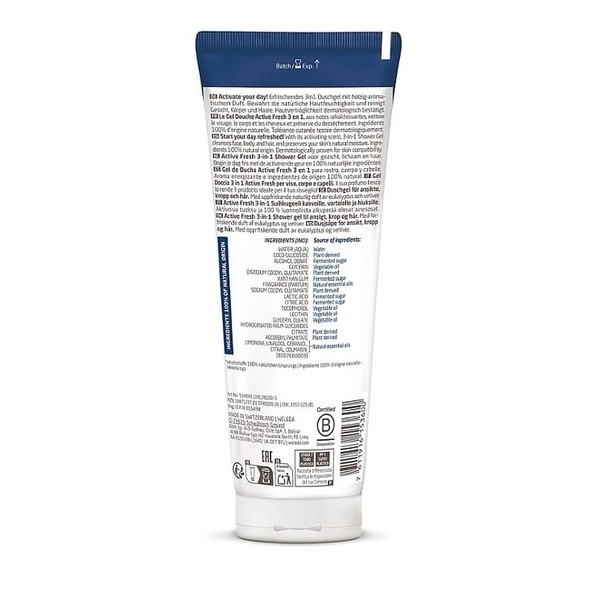Weleda Homme gel douche Active Fresh