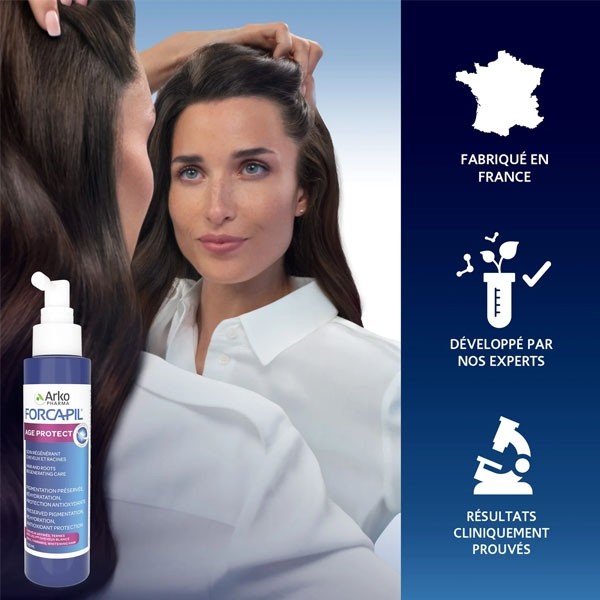 Forcapil Age Protect Soin régénérant cheveux et racines Spray