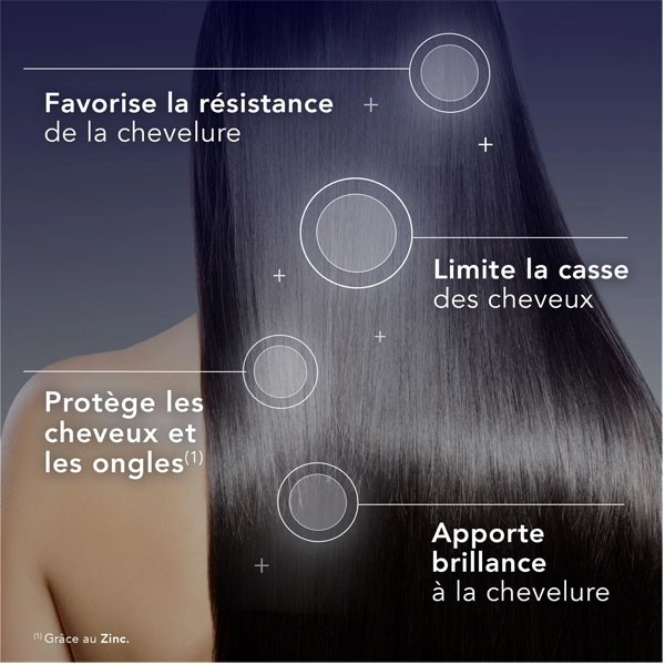 Forcapil Fortifiant kératine + Cheveux et ongles gélules