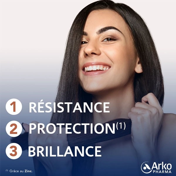 Forcapil Fortifiant kératine + Cheveux et ongles gélules