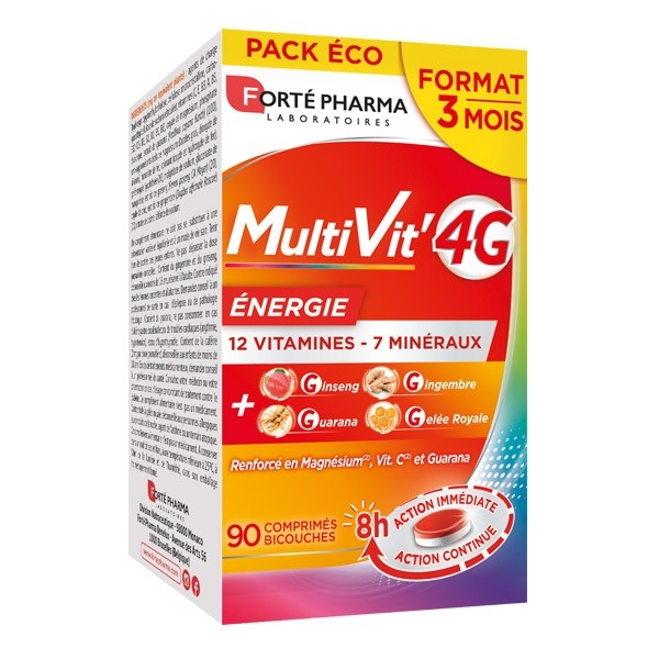 Forté Pharma MultVit' 4G Energie comprimés