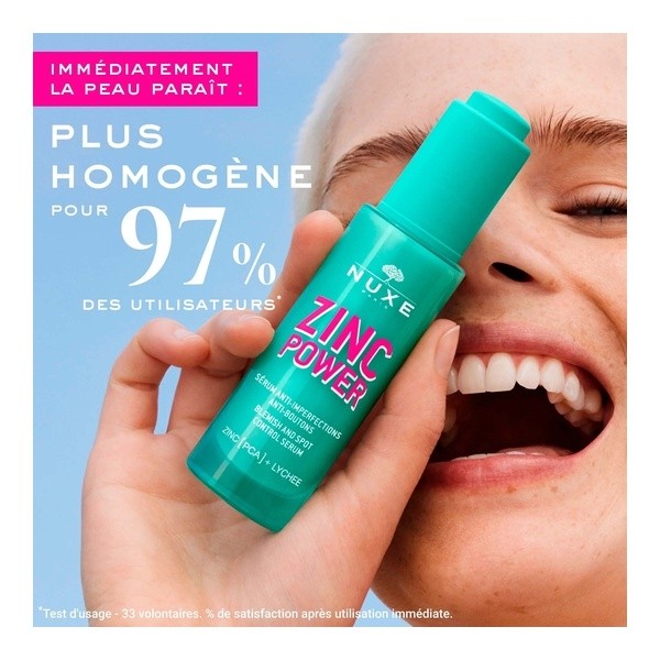 Nuxe Zinc Power Sérum Anti imperfections Anti boutons