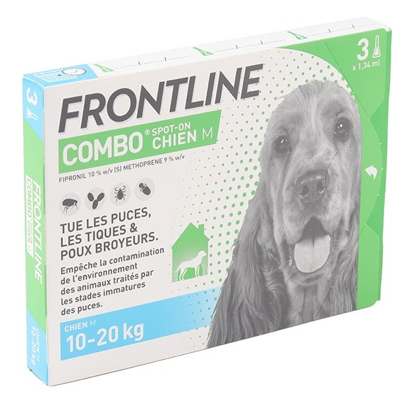 Frontline COMBO pipettes anti puce pour chien