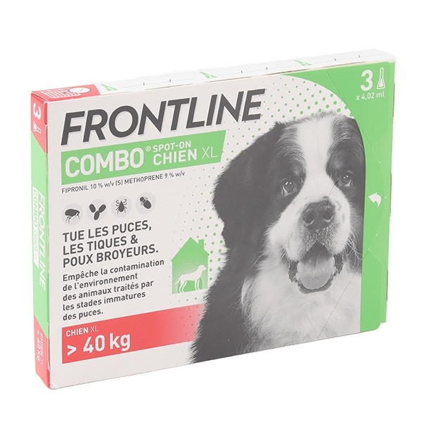 Frontline COMBO pipettes anti puce pour chien