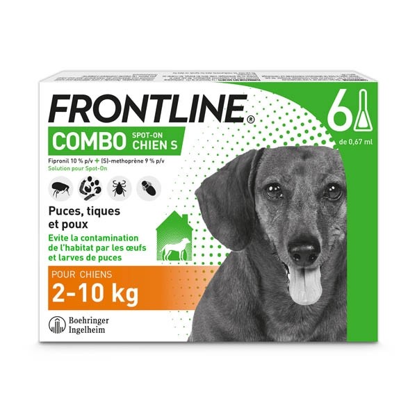 Frontline COMBO pipettes anti puce pour chien
