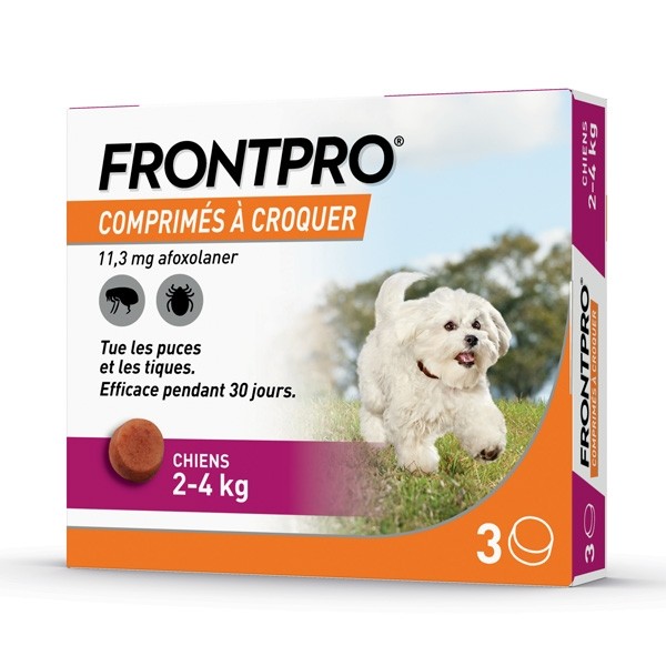 Frontpro Chien comprimé anti puces