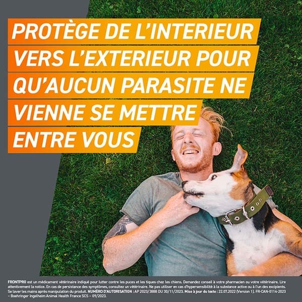 Frontpro Chien comprimé anti puces