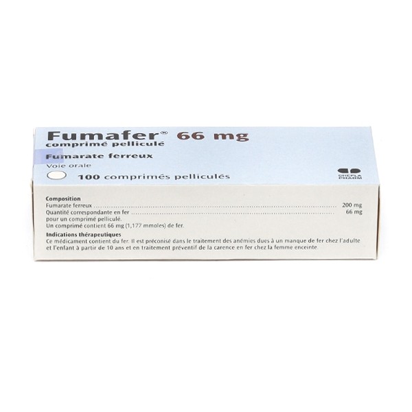 Fumafer 66 mg comprimé de Fer