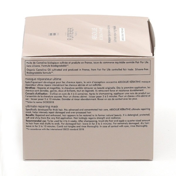 René Furterer Absolue Keratine masque réparateur ultime Cheveux épais