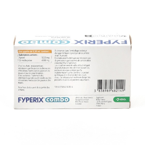 Fyperix Combo Chat pipette anti puce