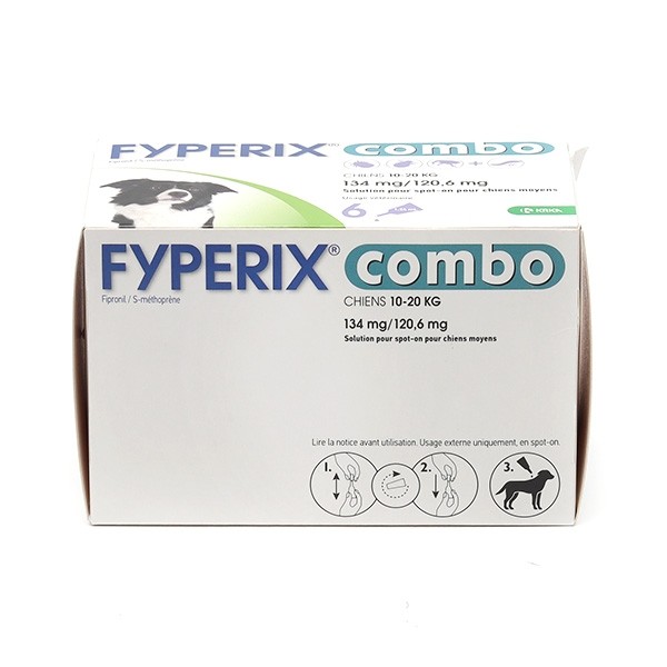 Fyperix Combo Chien pipette anti puce