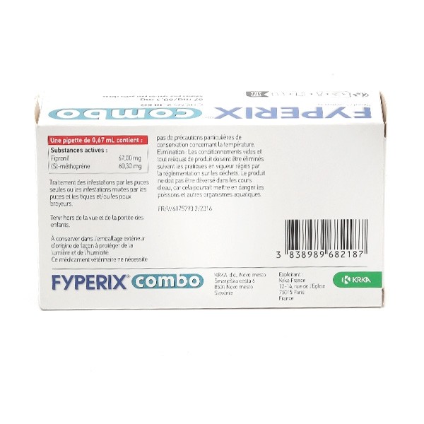 Fyperix Combo Chien pipette anti puce